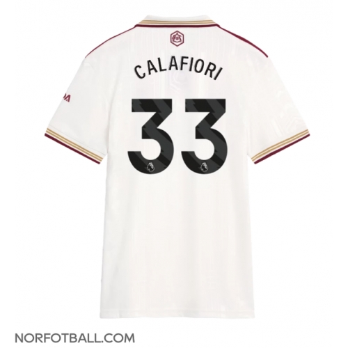 Billige Fotballdrakt Arsenal Riccardo Calafiori #33 Replika Tredjedrakt Dame 2025-26 Kortermet Billige Fotballdrakt Arsenal Riccardo Calafiori #33 Replika Tredjedrakt Dame 2025-26 Kortermet